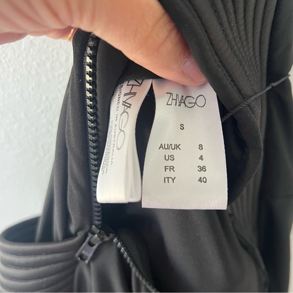 Zhivago Black Asymmetrical Dress - Picture 9 of 9